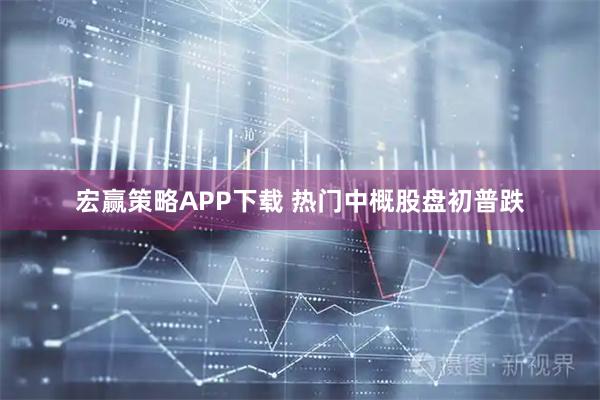 宏赢策略APP下载 热门中概股盘初普跌