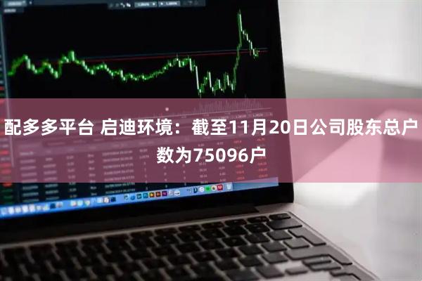 配多多平台 启迪环境：截至11月20日公司股东总户数为75096户